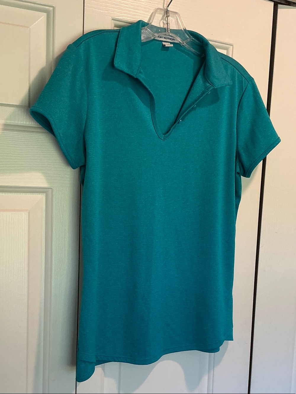 Port Authority Teal Short-Sleeve Polo Shirt